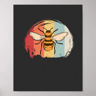 Vintage Bee Poster