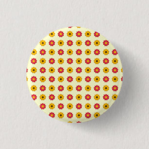 Vintage Bee Print Button