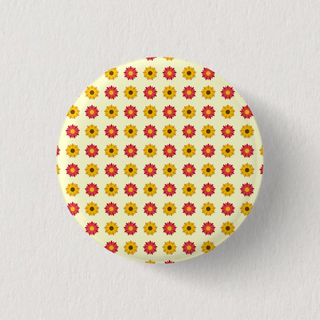 Vintage Bee Print Button (Front)