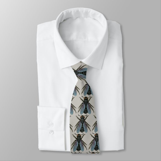 vintage bee tie (Tied)
