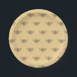 Vintage Bee Yellow Shower Paper Plate<br><div class="desc">Vintage Bee Yellow Shower Paper Plate - perfect for Bride-to-Bee or Baby-to-Bee shower celebrations.</div>