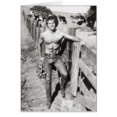 Vintage Beefcake Cowboy (Front)