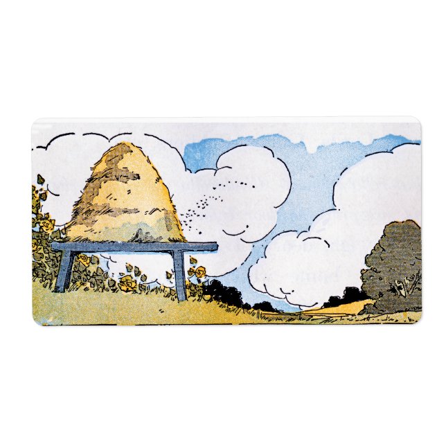 Vintage Beehive Artwork Label (Front)