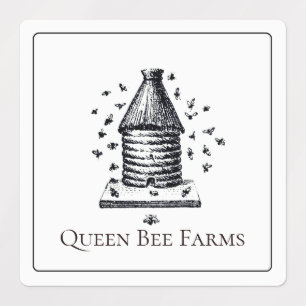 Vintage Beehive Beekeeper Or Farm Business Product Labels