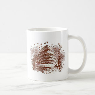 Vintage Beehive Beekeeping Coffee Mug