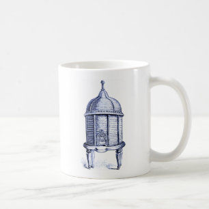 Vintage Beehive Blue Tint Coffee Mug