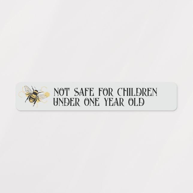 Vintage Beekeeping & Honeybee Farm Business Labels (Design 1)