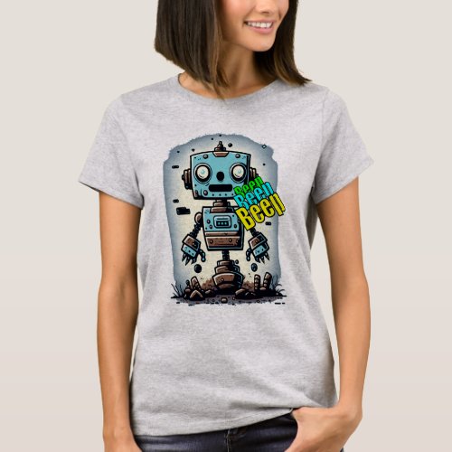 Vintage Beep Beep Beep Robot Classic T_shirt