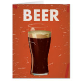 Vintage Beer Commercial poster. (Front)