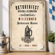 Vintage Beer Hall Willkommen