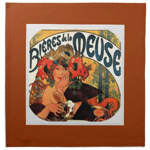 Vintage Beer Muse Napkin