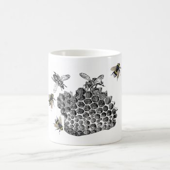 Vintage Bees Coffee Mug by knottysailor at Zazzle