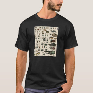 Vintage Beetle Illustration T-Shirt