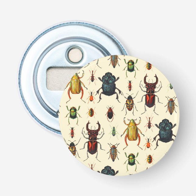 Vintage Beetles Bottle Opener (Front)