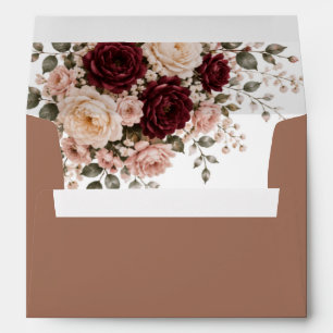 Vintage Beige Bridal Shower Envelopes