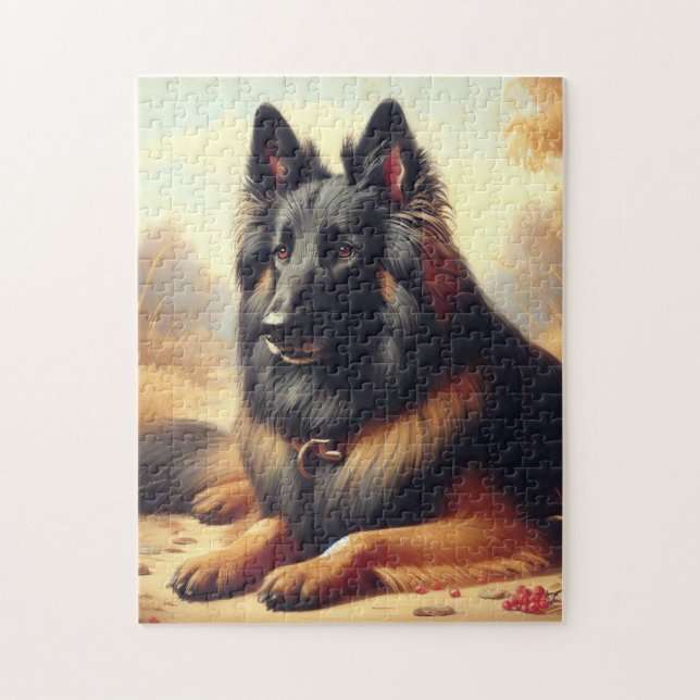 Vintage Belgian Tervuren Painting Jigsaw Puzzle (Vertical)