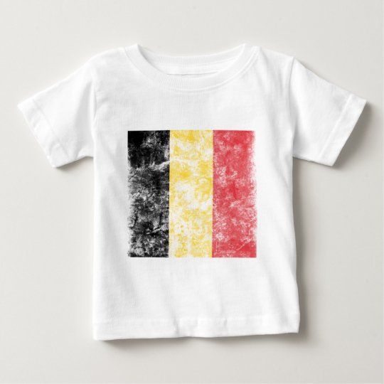 Vintage Belgium Flag Baby T-Shirt