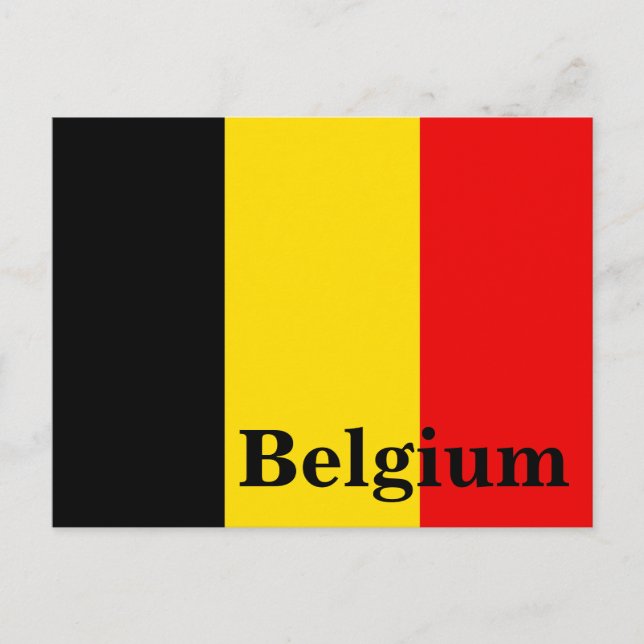 Vintage Belgium Travel Tourism Postcard (Front)