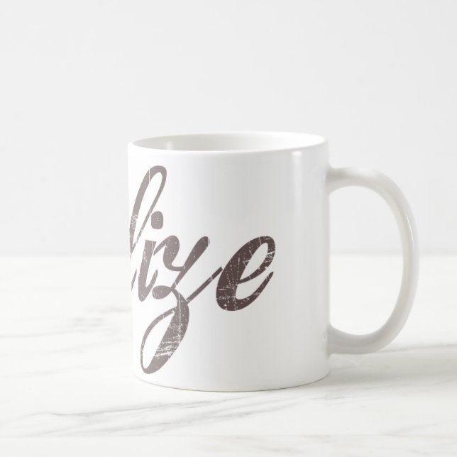 Vintage Belize Coffee Mug (Right)