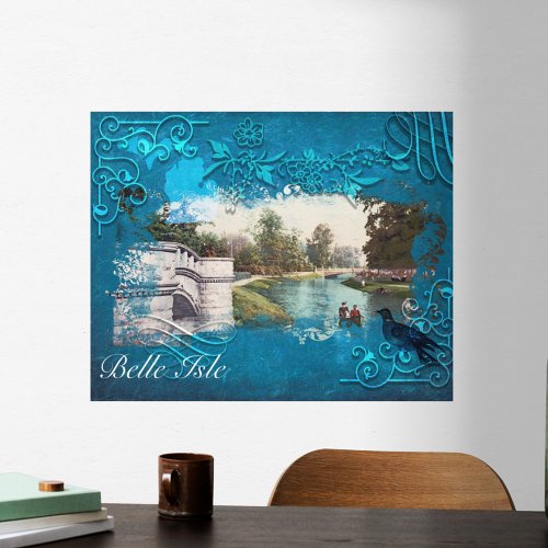 Vintage Belle Isle Poster