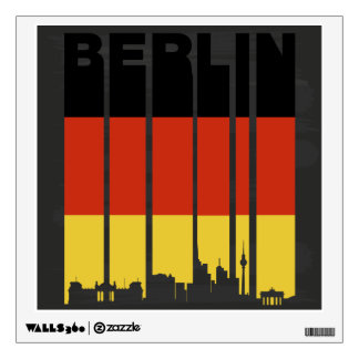 Vintage Berlin Cityscape Wall Sticker