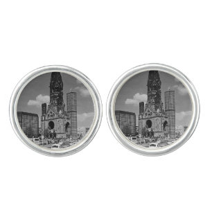 Vintage Berlin Kaiser Wilhelm Memorial church Cufflinks