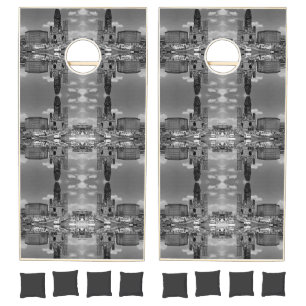 Vintage Berlin Kaiser Wilhelm Memorial church Magn Cornhole Set