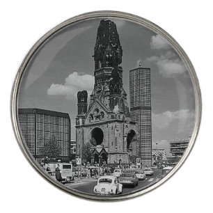 Vintage Berlin Kaiser Wilhelm Memorial church Magn Golf Ball Marker