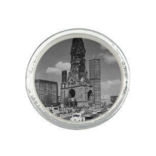 Vintage Berlin Kaiser Wilhelm Memorial church Ring