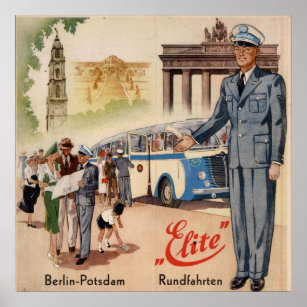 Vintage Berlin-Potsdam Poster