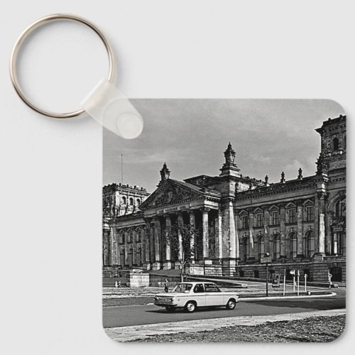 Vintage Berlin Reichstag parliament house Mouse Pa Keychain
