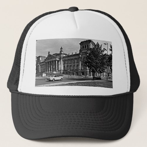 Vintage Berlin Reichstag parliament house Mouse Pa Trucker Hat
