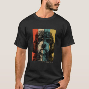 Vintage Bernedoodle Dog Mom Dad Kids Men Women T-Shirt