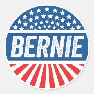 Vintage Bernie Classic Round Sticker