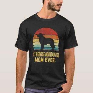 Vintage Best Bernese Mountain Dog Mom Ever T-Shirt