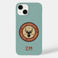 Vintage Best Dad Hunting Deer Logo Father's Day