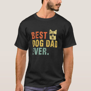 Vintage Best Dog Dad Ever T Norwich Terrier S T-Shirt
