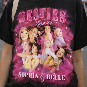 Vintage Best Friend Bootleg BFF Photos Rap Tee 90s