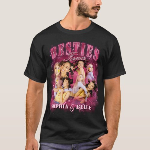 Vintage Best Friend Bootleg BFF Photos Rap Tee 90s