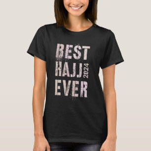 Vintage BEST HAJJ EVER 2024 Family Souvenir Hadj C T-Shirt