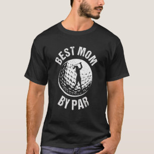 Vintage Best Mom By Par Retro Mother's Day Women's T-Shirt