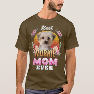 Vintage Best Morkie Mom Ever Mothers Day For Dog M T-Shirt