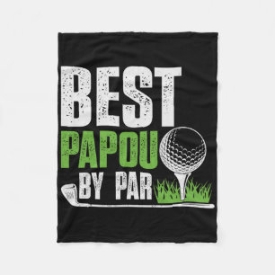 Vintage Best Papou By Par Gifts For Fathers Day Go Fleece Blanket