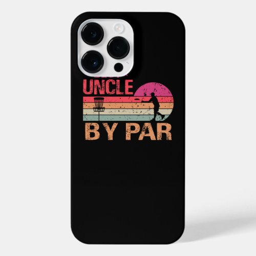 Vintage Best Uncle By Par Disk Golf T_Shirt iPhone 14 Pro Max Case