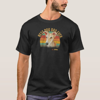 Vintage Best Whippet Dad Ever Gift For Dog Lover R T-Shirt