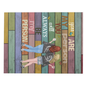 Vintage Bestfriend Blanket Christmas Blanket Notepad