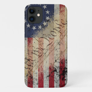 Vintage Betsy Ross American Flag iPhone 11 Case