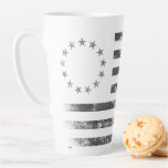 Vintage Betsy Ross American Flag Latte Mug at Zazzle
