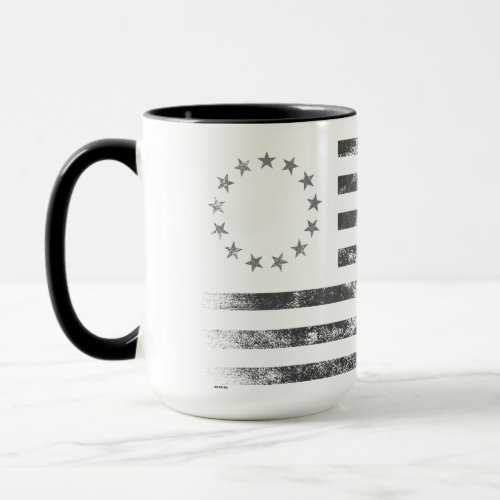 VINTAGE Betsy Ross American Flag Mug