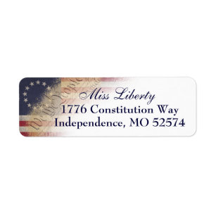 We The People Return Address Labels | Zazzle